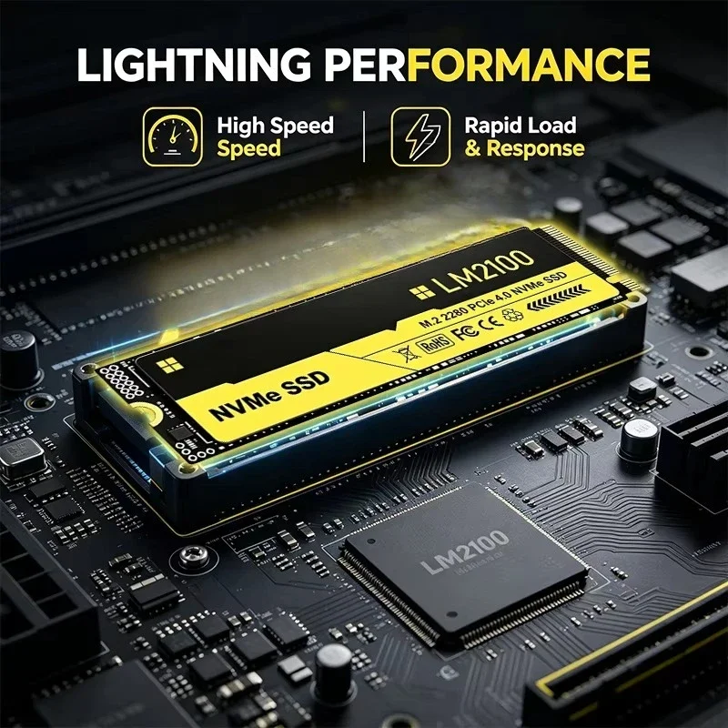 M.2 Nvme 4Tb Pcie 4.0 Ssd - New LM2100 M.2 SSD Hard Disk