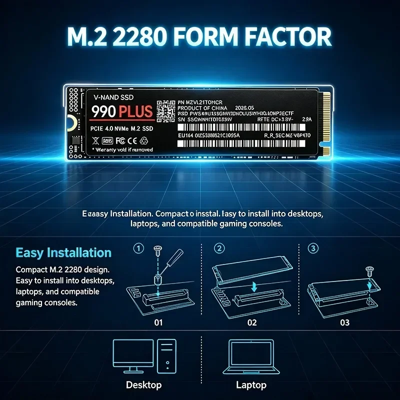 NEW 990 Plus M.2 NVMe PCIe 4.0 - M.2 Nvme 4Tb Pcie 4.0 Ssd review and price