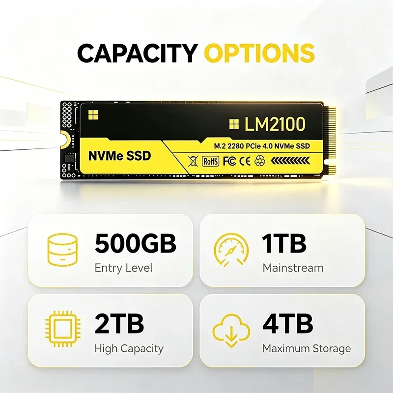 New LM2100 M.2 SSD Hard Disk 2 - M.2 Nvme 4Tb Pcie 4.0 Ssd review and price