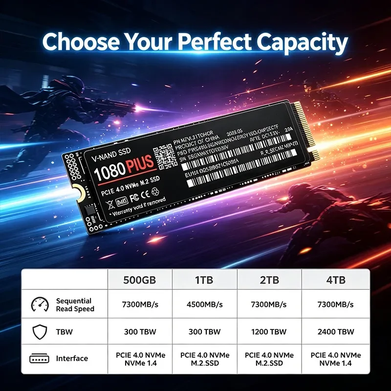 1080 Plus M.2 NVMe PCIe 4.0 SS - M.2 Nvme 4Tb Pcie 4.0 Ssd review and price