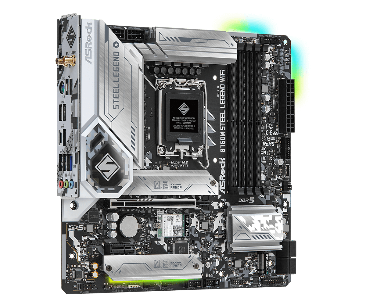 ASROCK B760M STEEL LEGEND WIFI - Lga 1700 Ddr5 Itx Motherboard review and price