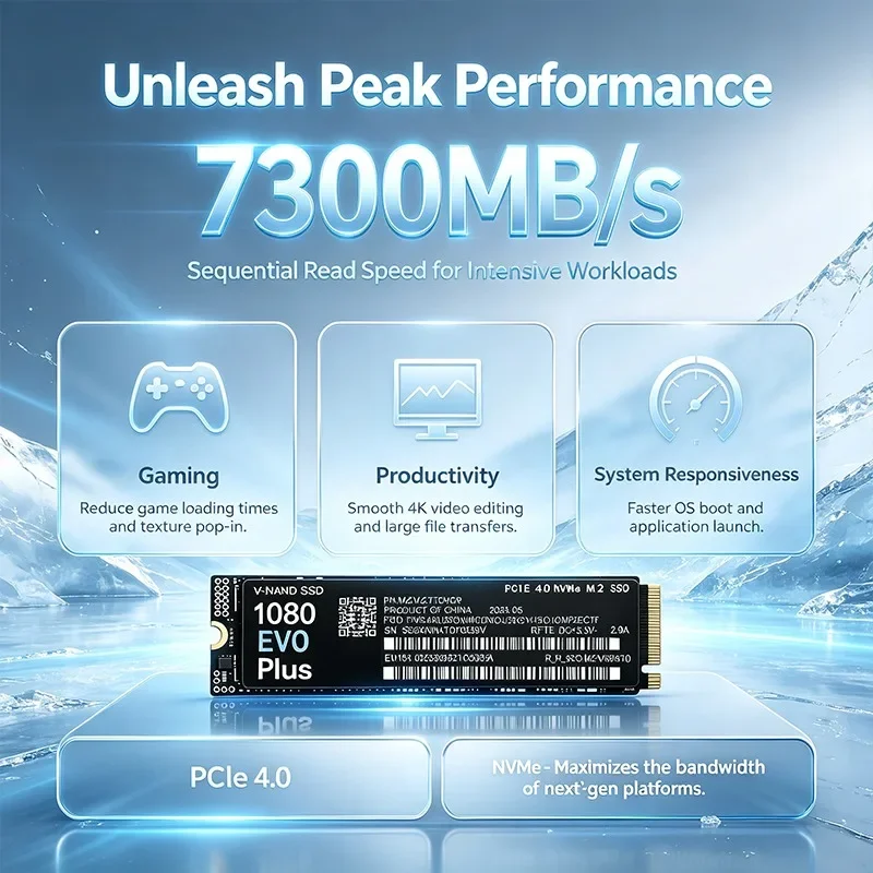 High Speed Original NEW 1080 E - M.2 Nvme 4Tb Pcie 4.0 Ssd review and price
