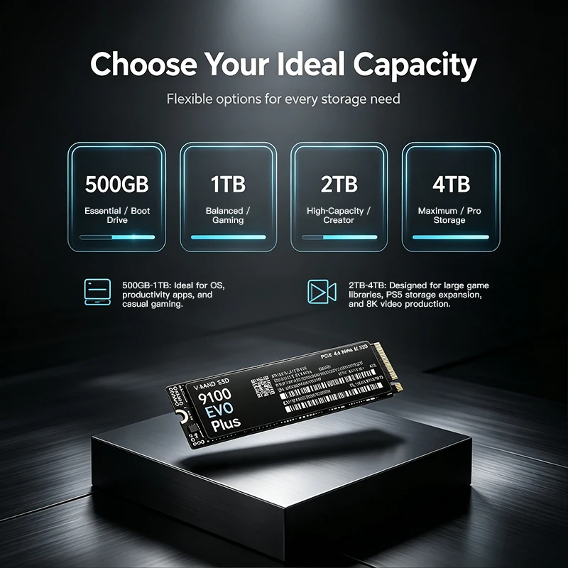 9100 EVO PLUS M.2 NVMe SSD – L - M.2 Nvme 4Tb Pcie 4.0 Ssd review and price