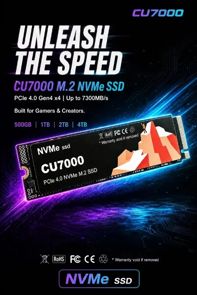 CU7000 SSD M.2 NVMe Internal S - M.2 Nvme 4Tb Pcie 4.0 Ssd review and price
