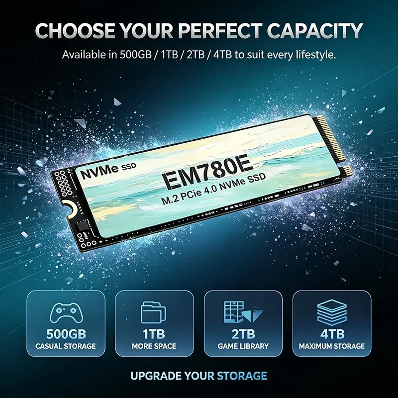 EM780E M.2 NVMe PCIe 4.0 Inter - M.2 Nvme 4Tb Pcie 4.0 Ssd review and price