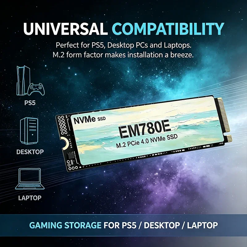 EM780E M.2 NVMe PCIe 4.0 Inter - M.2 Nvme 4Tb Pcie 4.0 Ssd review and price